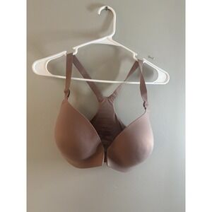Soma Front Close Racerback Bra - 34DD beige Color